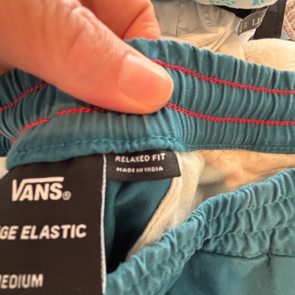 Vans Teal Elastic Waist Shorts - Picture 5 of 6